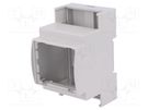 Enclosure: for DIN rail mounting; Y: 90.5mm; X: 53.5mm; Z: 62mm ITALTRONIC