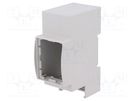 Enclosure: for DIN rail mounting; Y: 90.5mm; X: 36.3mm; Z: 62mm ITALTRONIC