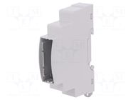 Enclosure: for DIN rail mounting; Y: 90mm; X: 18mm; Z: 62mm; grey ITALTRONIC