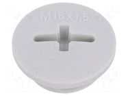 Stopper; M16; 1.5; IP54; polyamide; light grey; SKINDICHT®; 7mm LAPP