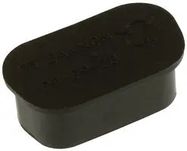 DUST CAP, BLK ANTISTATIC, SIZE DC, DSUB