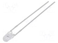 LED; red; 3mm; 35.2÷65mcd; 45°; Front: convex; 1.8÷2.2VDC BROADCOM (AVAGO)
