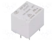 Relay: electromagnetic; SPST-NO; Ucoil: 12VDC; 15A; 10A/250VAC HONGFA RELAY
