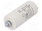 Capacitor: motors, run; 12uF; 420VAC; Ø35x73.5mm; -25÷85°C; ±5% KEMET