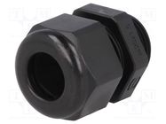 Gland; M20; IP68; 10÷14mm; thermoplastic; black HARTING