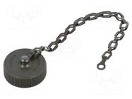 Protection cover; internal thread,threaded joint; olive; MS/DS AMPHENOL