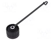 Protection cover; IP65,IP67; Application: male connectors AMPHENOL