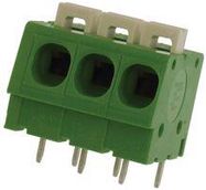 TERMINAL BLOCK, SPRING, 3 POSITION, 30-12AWG