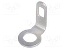 Tip: solder lug ring; 0.5mm; M3; Ø: 3.2mm; screw; angled 90° OSTERRATH