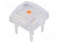 LED Super Flux; pink; 7.62x7.62mm; 260÷400mcd; 140°; Front: flat OPTOSUPPLY