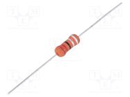 Resistor: metal film; fusible; THT; 2.2Ω; 2W; ±10%; Ø5x12mm; axial ROYAL OHM