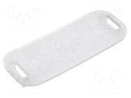 Label; polyamide; natural; leaded; cable ties 4.8 mm width ESSENTRA
