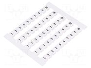 Marker; horizontal; white; 5mm; Marking: 1-10 WEIDMÜLLER