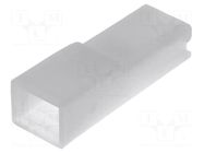 Terminals cover; female; for push-on 4,8mm connectors; ways: 1 IMP