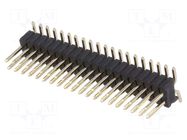 Connector: pin strips; pin header; male; PIN: 40; SMT; vertical CONNFLY
