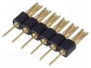 Connector: pin strips; adapter; PIN: 6; straight; soldering,THT CONNFLY