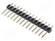Connector: pin strips; pin header; male; PIN: 14; straight; THT CONNFLY