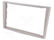 Radio frame; Opel; 2 DIN; beige PER.PIC.