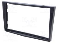 Radio frame; Opel; 2 DIN; black PER.PIC.