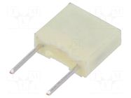 Capacitor: polyester; 2.2nF; 200VAC; 400VDC; 5mm; ±5%; R82; THT KEMET