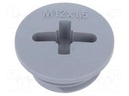 Stopper; M12; 1.5; IP68; polyamide; dark grey; SKINDICHT®; 6mm LAPP