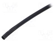 Insulating tube; PVC; black; -20÷125°C; Øint: 3mm; L: 10m; UL94V-0 SIGI