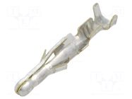 Contact; male; .093 Commercial Pin & Socket; brass; tinned; 13A TE Connectivity