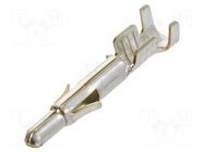 Contact; male; Universal MATE-N-LOK; brass; tinned; 0.5÷2mm2; tape TE Connectivity