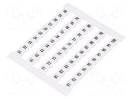 Marker; horizontal; white; 5mm; Marking: 51-100 WEIDMÜLLER
