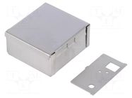 Enclosure: shielding; X: 50mm; Y: 54mm; Z: 26mm; steel TEKO