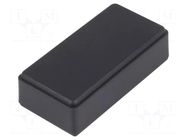 Enclosure: multipurpose; X: 39mm; Y: 78mm; Z: 23mm; SOAP 1; ABS; black TEKO