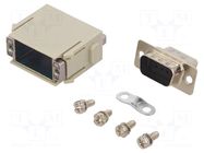 Connector: HDC; module; male; 5A; 50V; Han-Modular®; PIN: 9; UL94V-0 HARTING