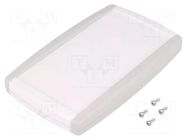 Enclosure: multipurpose; X: 96mm; Y: 156mm; Z: 20mm; TEKNET; ABS; grey TEKO