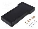 Enclosure: for devices with displays; X: 116mm; Y: 210mm; Z: 31mm TEKO