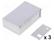 Enclosure: shielding; X: 50mm; Y: 83mm; Z: 26mm; steel TEKO