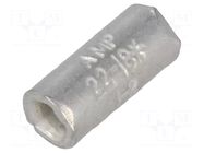 Tip: butt splice; non-insulated; brass; 0.3÷1.42mm2; tinned; blue TE Connectivity