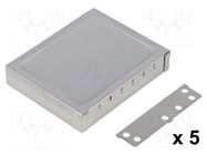 Enclosure: shielding; X: 68mm; Y: 82mm; Z: 17mm; steel TEKO