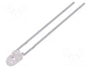 LED; blue; 3mm; 85mcd; 50°; Front: convex; 2.8÷3.8VDC; No.of term: 2 BROADCOM (AVAGO)