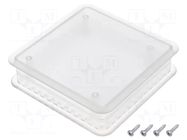 Enclosure: for computer; ABS,polycarbonate; semi-transparent TEKO