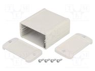 Enclosure: multipurpose; TEKAM; X: 60mm; Y: 70mm; Z: 31mm; aluminium TEKO