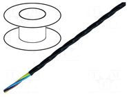 Wire; ÖLFLEX® HEAT 205 MC; 4G0.25mm2; stranded; Cu; FEP; black LAPP