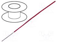 Wire; ÖLFLEX® HEAT 260 SC; 1x22AWG; stranded; Cu; PTFE; red LAPP