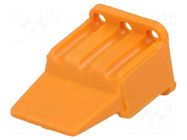 Secondary lock; female; PIN: 6; orange; DTM DEUTSCH