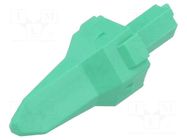 Secondary lock; male; PIN: 3; green; DT DEUTSCH