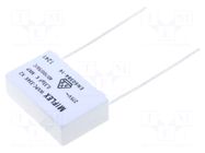 Capacitor: polypropylene; X2; 330nF; 275VAC; 26.5x8.5x16.5mm; THT MIFLEX