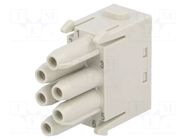 Connector: HDC; module; female; 16A; 830V; Han-Modular®; PIN: 6 HARTING