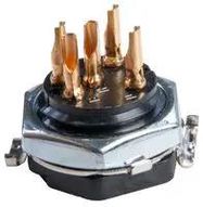 CIRCULAR CONNECTOR, RECEPTACLE, 5 POSITION, PANEL