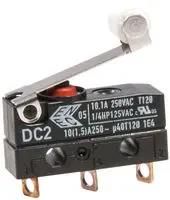 MICRO SW, ROLLER LEVER, SPDT, 10.1A 250V
