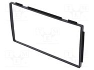 Radio frame; Nissan; 2 DIN; black ACV