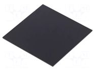 Cover; X: 50mm; Y: 50mm; -20÷60°C; ABS; Cover colour: black; UL94HB GAINTA